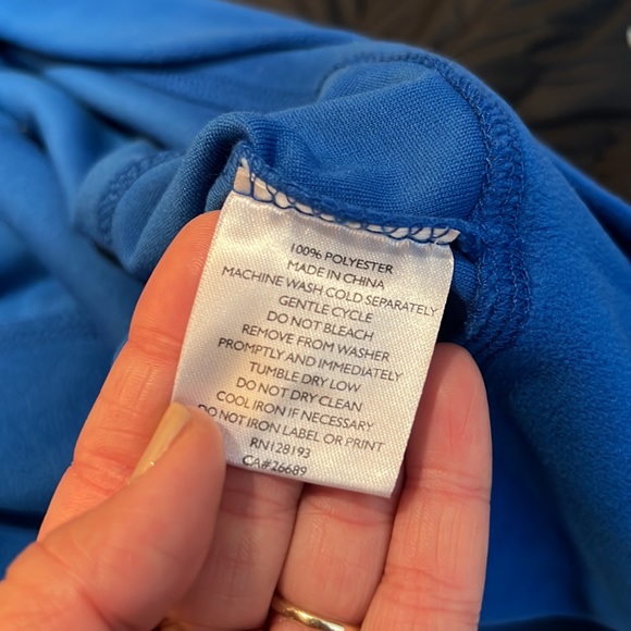 NWT • PING • 💙 • Women's Cobalt Blue Nineteenth Quarter Zip Fleece • Size S - Picture 11 of 13